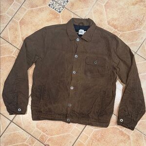 Brown Flannel Lined Trucker Jacket